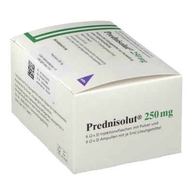 ПРЕДНИЗОЛЮТ / PREDNISOLUT 250 мг порошок и растворитель для инъекций 6 шт