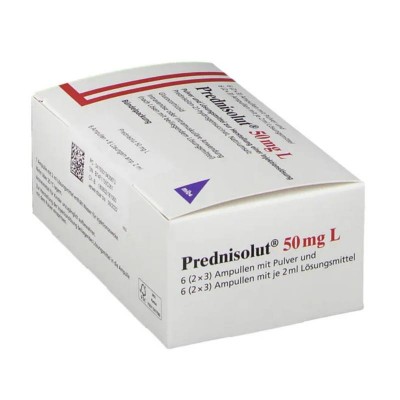 ПРЕДНИЗОЛЮТ / PREDNISOLUT 50 мг порошок и растворитель для инъекций 6 шт