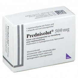 ПРЕДНИЗОЛЮТ / PREDNISOLUT 500 мг порошок и растворитель для инъекций 1 шт