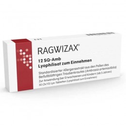 РАГВІЗАКС / RAGWIZAX 12 SQ-Amb сублінгвальні таблетки 30 шт