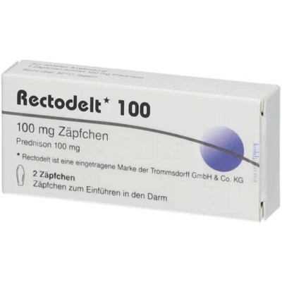 РЕКТОДЕЛТ / RECTODELT 100 мг супозиторії 2 шт