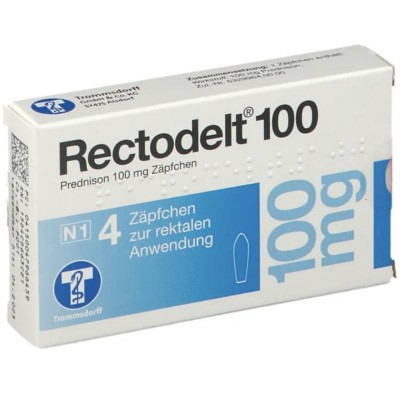 РЕКТОДЕЛТ / RECTODELT 100 мг супозиторії 4 шт