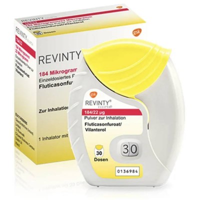 РЕВІНТІ / REVINTY 184 μg/22 μg інгаляційний порошок 1 шт