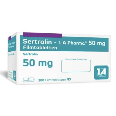 СЕРТРАЛІН / SERTRALIN 50 мг табл. в/о 100 шт