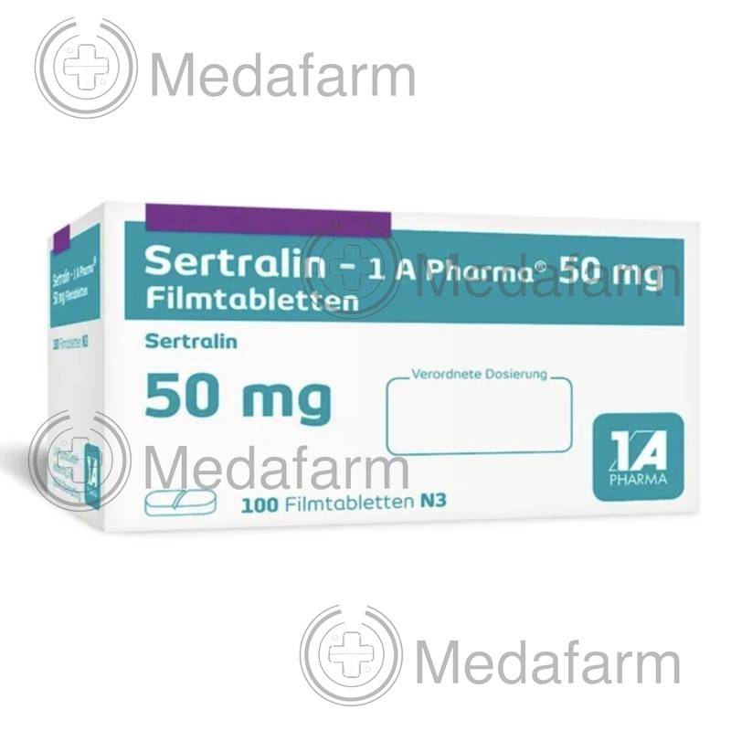 СЕРТРАЛІН / SERTRALIN 50 мг табл. в/о 100 шт