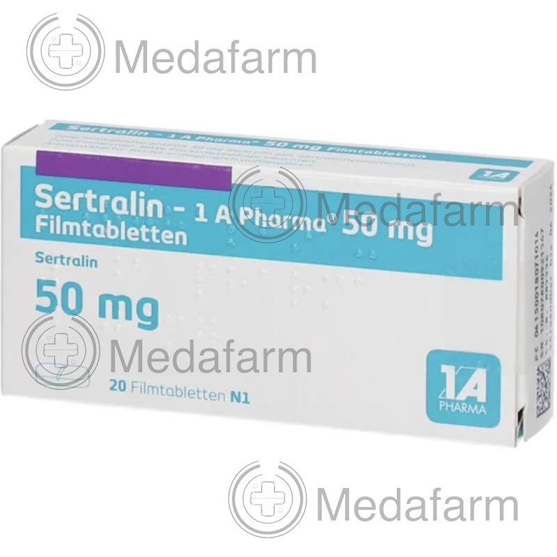 СЕРТРАЛІН / SERTRALIN 50 мг табл. в/о 20 шт