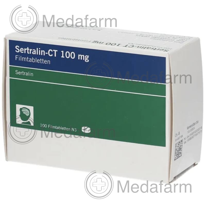 СЕРТРАЛІН / SERTRALIN 100 мг табл. в/о 100 шт