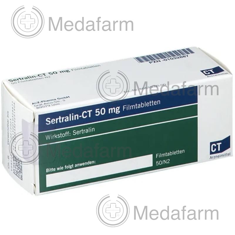 СЕРТРАЛІН / SERTRALIN 50 мг табл. в/о 50 шт