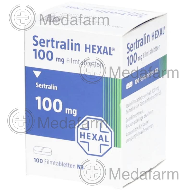 СЕРТРАЛІН / SERTRALIN 100 мг табл. в/о 100 шт