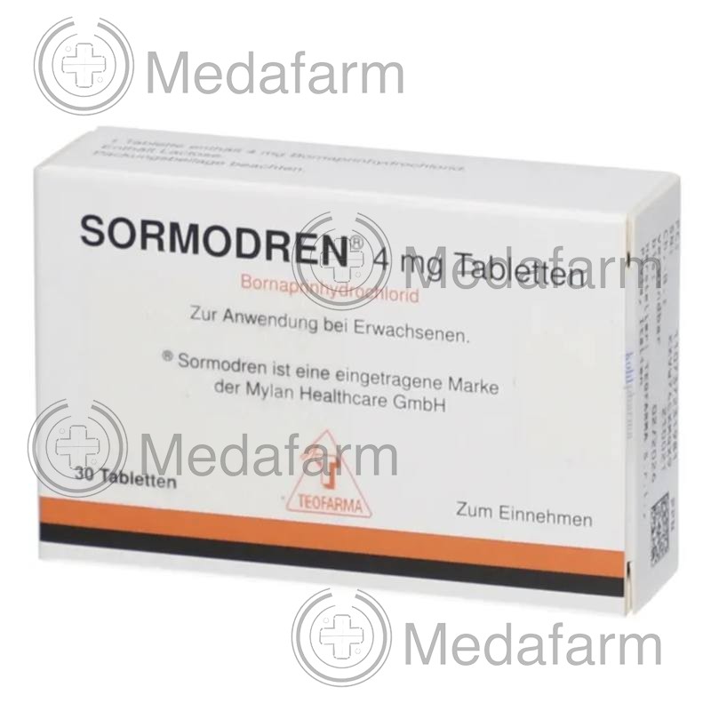 СОРМОДРЕН / SORMODREN 4 мг таблетки 30 шт