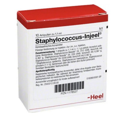 СТАФІЛОКОККУС ІНЬЄЛЬ / STAPHYLOCOCCUS INJEEL ампули 10 шт