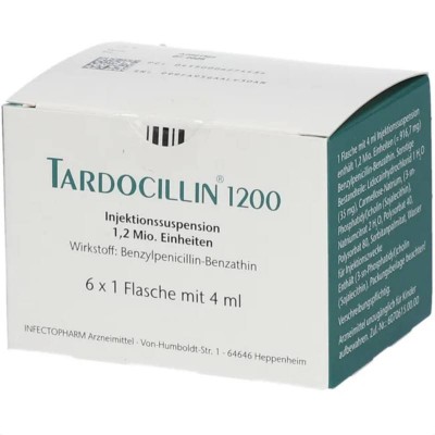 ТАРДОЦИЛЛИН / TARDOCILLIN 1200 суспензия для инъекций 6x4 мл