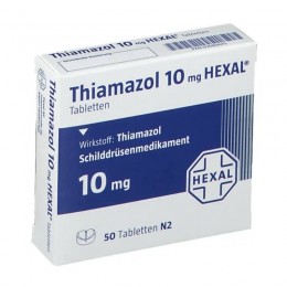 ТИАМАЗОЛ / THIAMAZOL 10 мг таблетки 50 шт