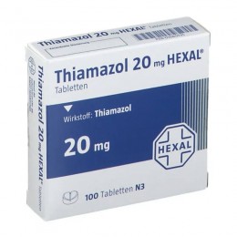 ТИАМАЗОЛ / THIAMAZOL 20 мг таблетки 100 шт