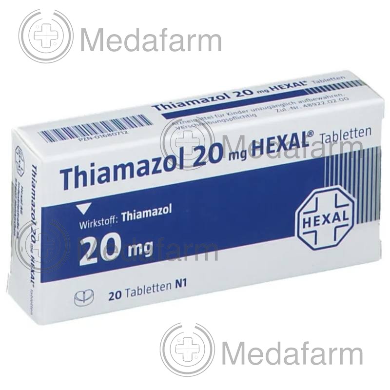 ТІАМАЗОЛ / THIAMAZOL 20 мг таблетки 20 шт