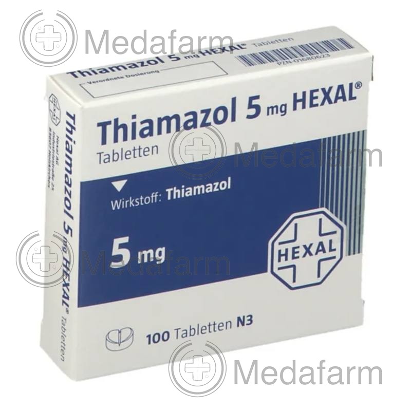 ТІАМАЗОЛ / THIAMAZOL 5 мг таблетки 100 шт