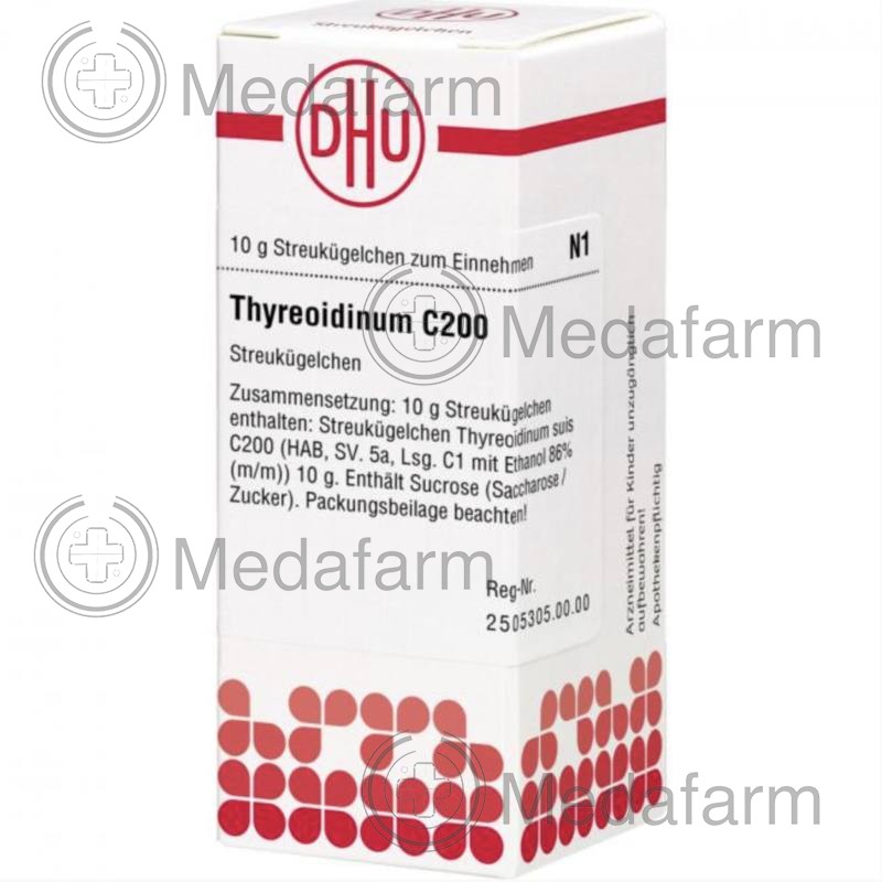 ТИРЕОЇДИНУМ / THYREOIDINUM C 200 глобули 10 г