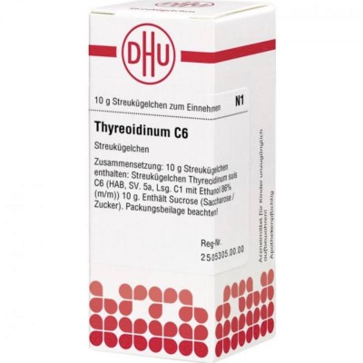 ТИРЕОЇДИНУМ / THYREOIDINUM C 6 глобули 10 г