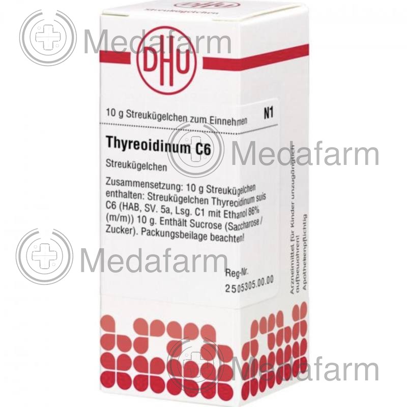 ТИРЕОЇДИНУМ / THYREOIDINUM C 6 глобули 10 г