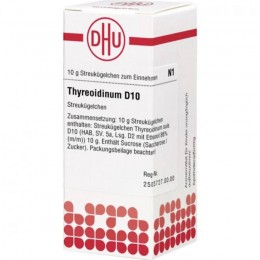 ТИРЕОЇДИНУМ / THYREOIDINUM D 10 глобули 10 г