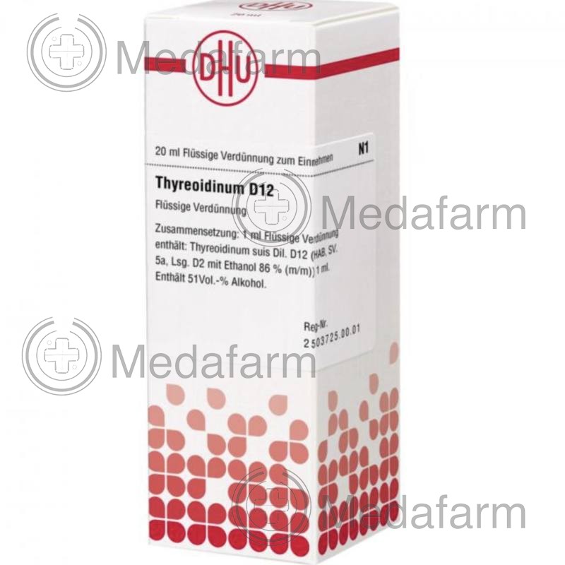 ТИРЕОИДИНУМ / THYREOIDINUM D 12 раствор 20 мл