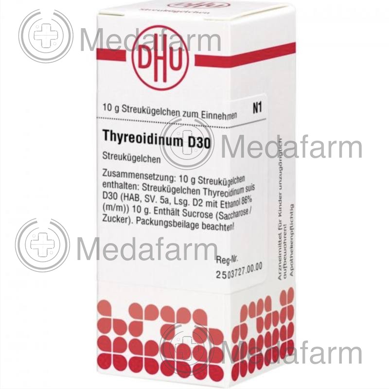 ТИРЕОЇДИНУМ / THYREOIDINUM D 30 глобули 10 г