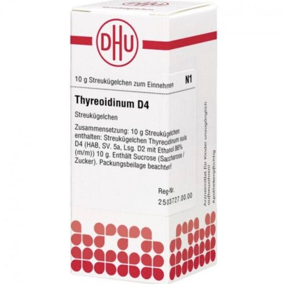 ТИРЕОЇДИНУМ / THYREOIDINUM D 4 глобули 10 г