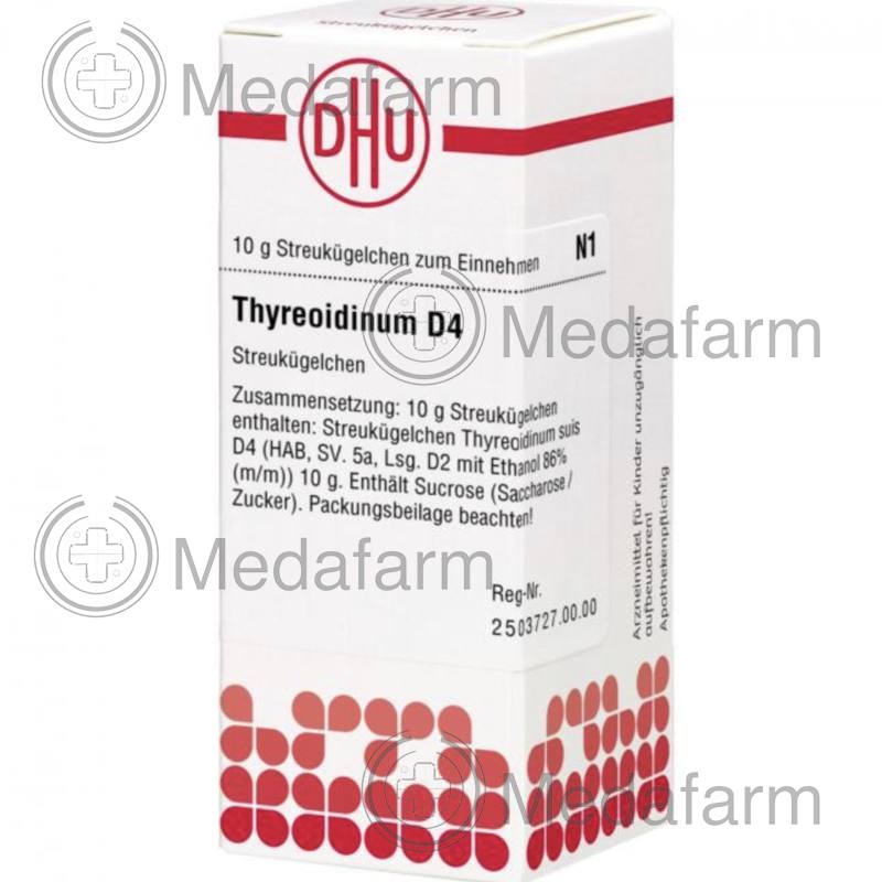 ТИРЕОЇДИНУМ / THYREOIDINUM D 4 глобули 10 г