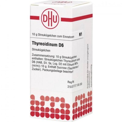 ТИРЕОЇДИНУМ / THYREOIDINUM D 6 глобули 10 г