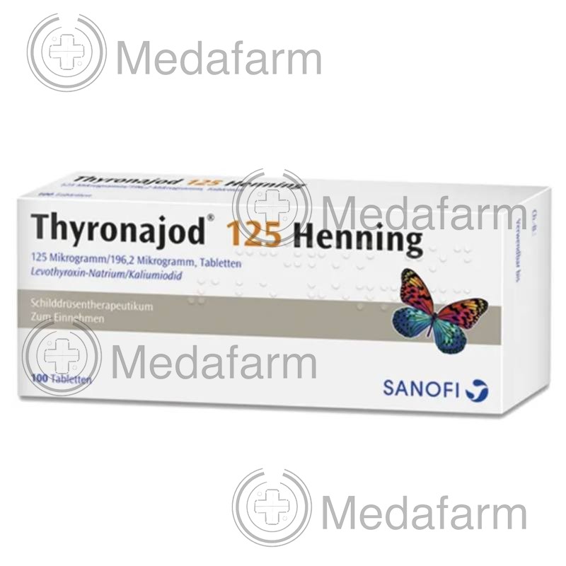 ТИРОНАЙОД / THYRONAJOD D 125 таблетки 100 шт