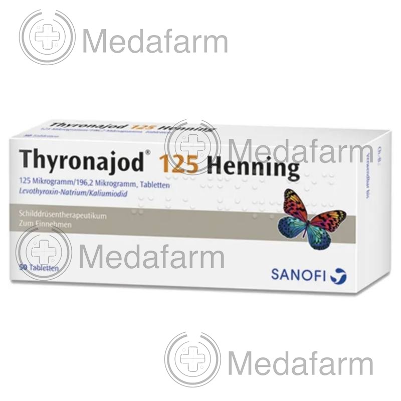 ТИРОНАЙОД / THYRONAJOD D 125 таблетки 50 шт