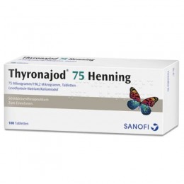 ТИРОНАЙОД / THYRONAJOD D 75 таблетки 100 шт