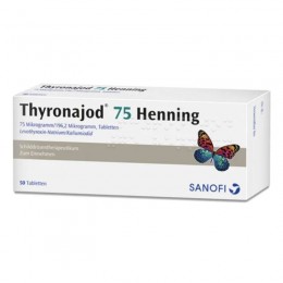 ТИРОНАЙОД / THYRONAJOD D 75 таблетки 50 шт