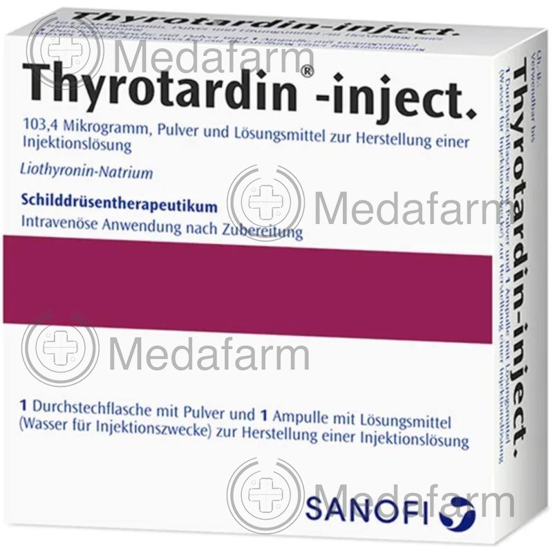 ТИРОТАРДИН ИНЖЕКТ / THYROTARDIN INJECT флакон 1 шт