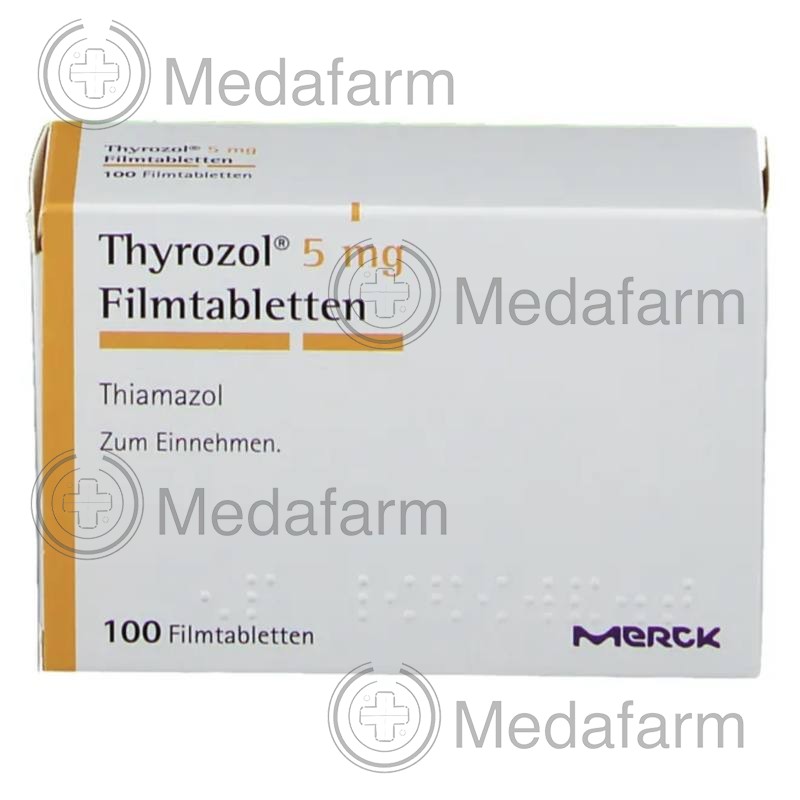 ТИРОЗОЛ / THYROZOL 5 мг табл. п/о. 100 шт