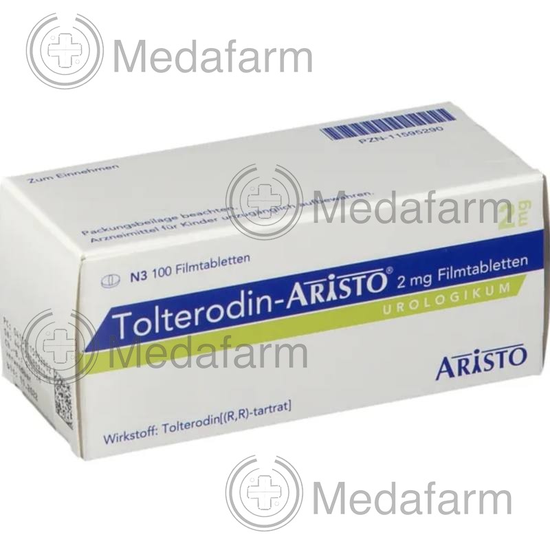 ТОЛТЕРОДИН / TOLTERODIN 2 мг табл. в/о 100 шт