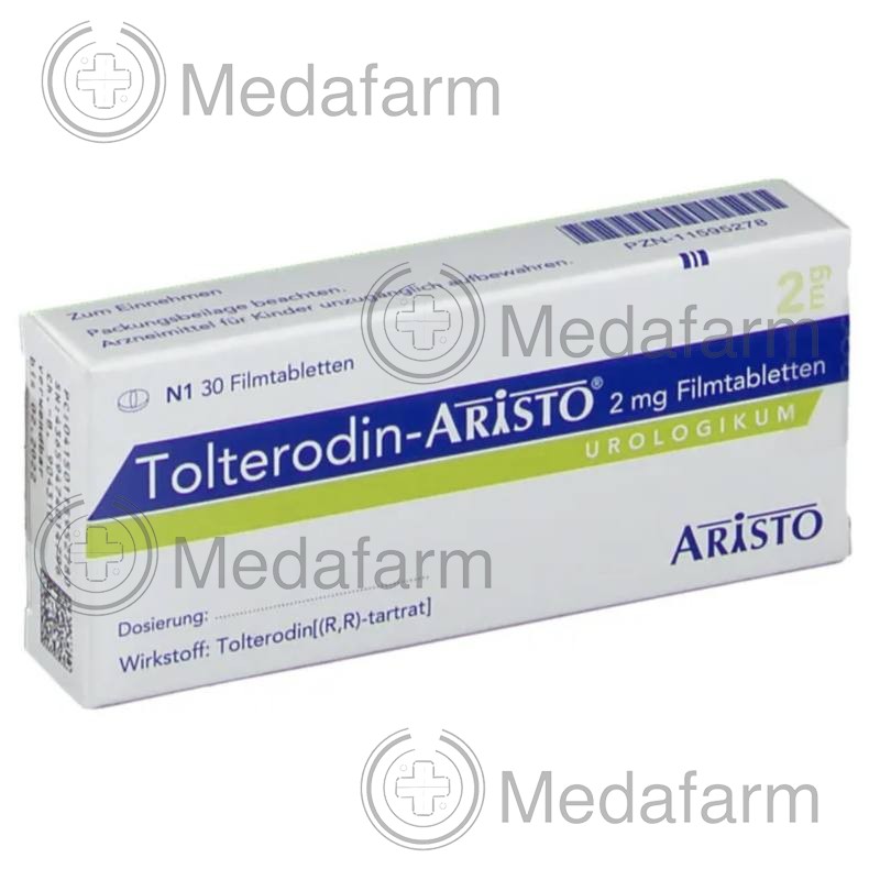 ТОЛТЕРОДИН / TOLTERODIN 2 мг табл. п/о. 30 шт