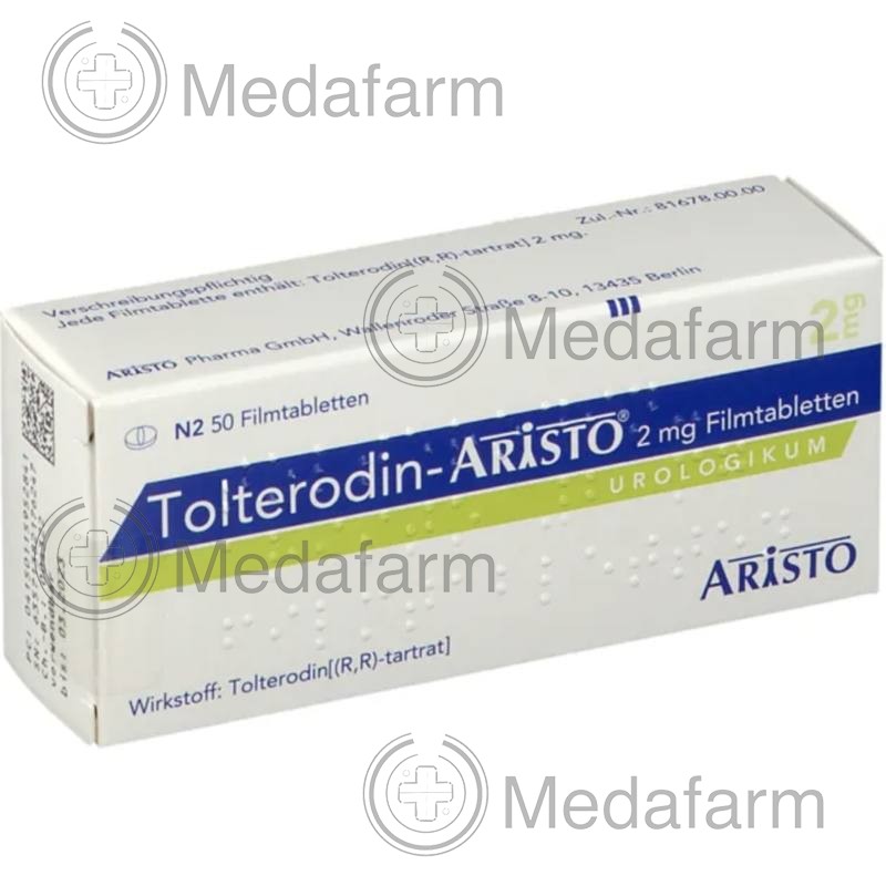 ТОЛТЕРОДИН / TOLTERODIN 2 мг табл. в/о 50 шт