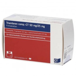 ТРИАМТЕРЕН / TRIAMTEREN CT 50 мг/25 мг табл. п/о. 100 шт