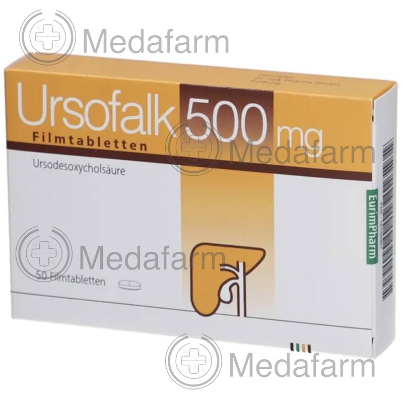 УРСОФАЛЬК / URSOFALK 500 мг табл. в/о 50 шт