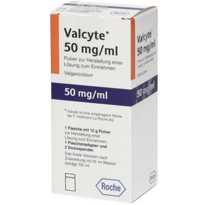 ВАЛЬЦИТ / VALCYTE 50 мг/мл порошок д/п.р-н 100 мл