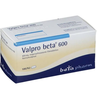 ВАЛЬПРО / VALPRO 600 таблетки покрытые энтеросолюбильной оболочкой 100 шт