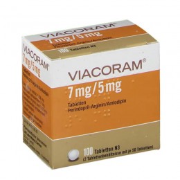 ВИАКОРАМ / VIACORAM 7 мг/5 мг таблетки 100 шт