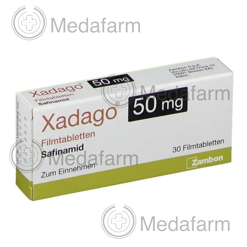 КСАДАГО / XADAGO 50 мг табл. п/о. 30 шт