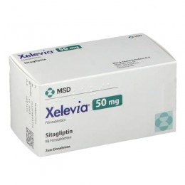 КСЕЛЕВІЯ / XELEVIA 50 мг табл. в/о 98 шт