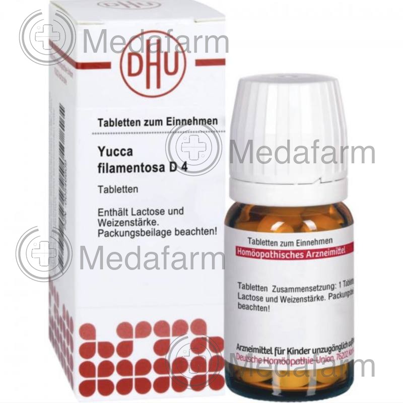ЮКА ФІЛАМЕНТОЗА / YUCCA FILAMENTOSA D 4 таблетки 200 шт