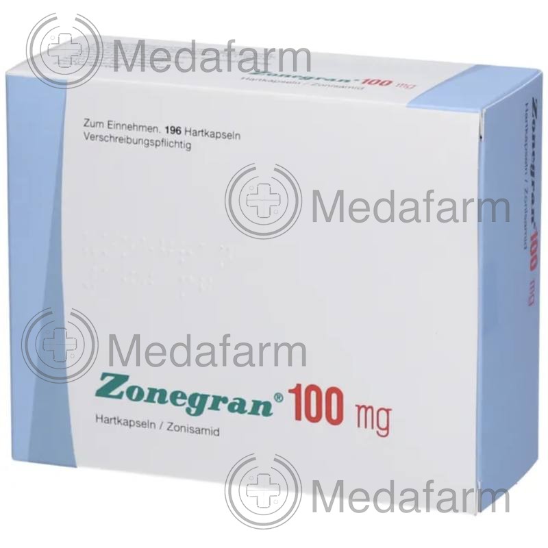 ЗОНЕГРАН / ZONEGRAN 100 мг тв. капс. 196 шт