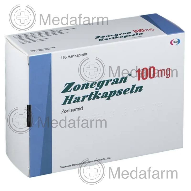 ЗОНЕГРАН / ZONEGRAN 100 мг тв. капс. 196 шт