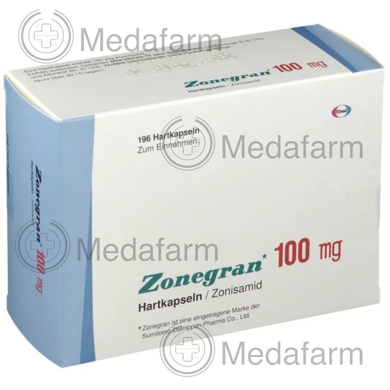 ЗОНЕГРАН / ZONEGRAN 100 мг тв. капс. 196 шт