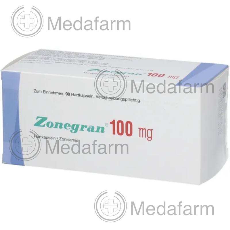 ЗОНЕГРАН / ZONEGRAN 100 мг тв. капс. 98 шт